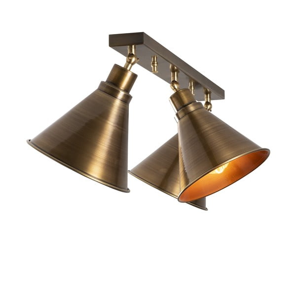 Bronzszínű mennyezeti lámpa fém búrával ø 20 cm Tramino – Opviq lights-image-2