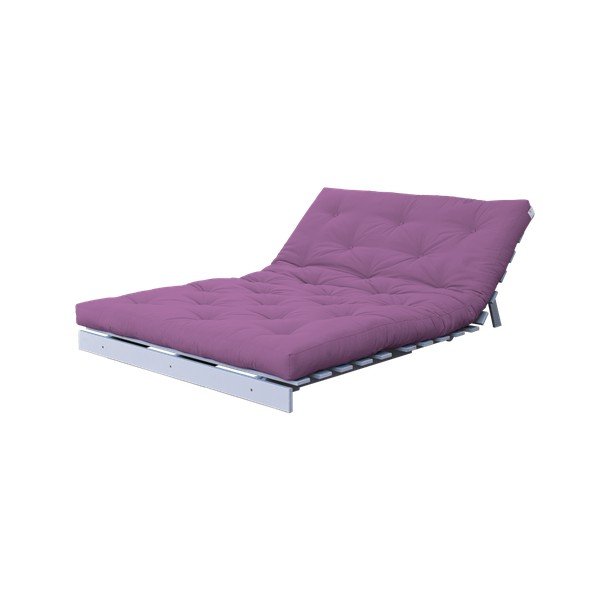 Roots White/Taffy Pink kinyitható kanapéágy - Karup-image-4