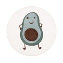 Mentazöld-elefántcsont színű gyerek szőnyeg ø100 cm Avocado Mint – FD