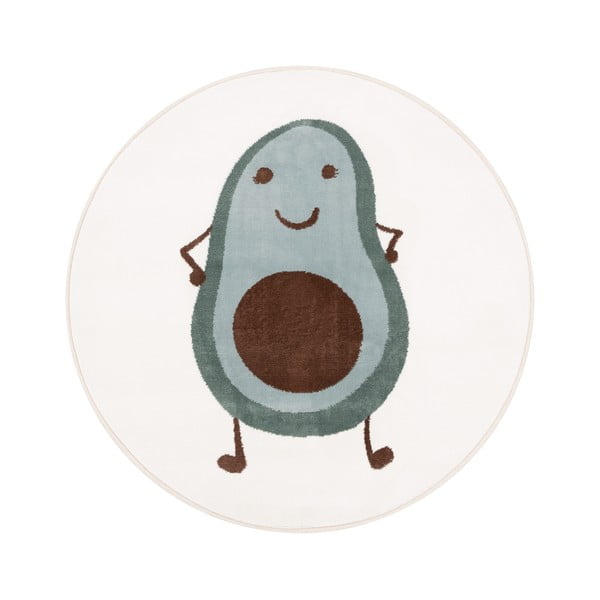 Mentazöld-elefántcsont színű gyerek szőnyeg ø120 cm Avocado Mint – FD