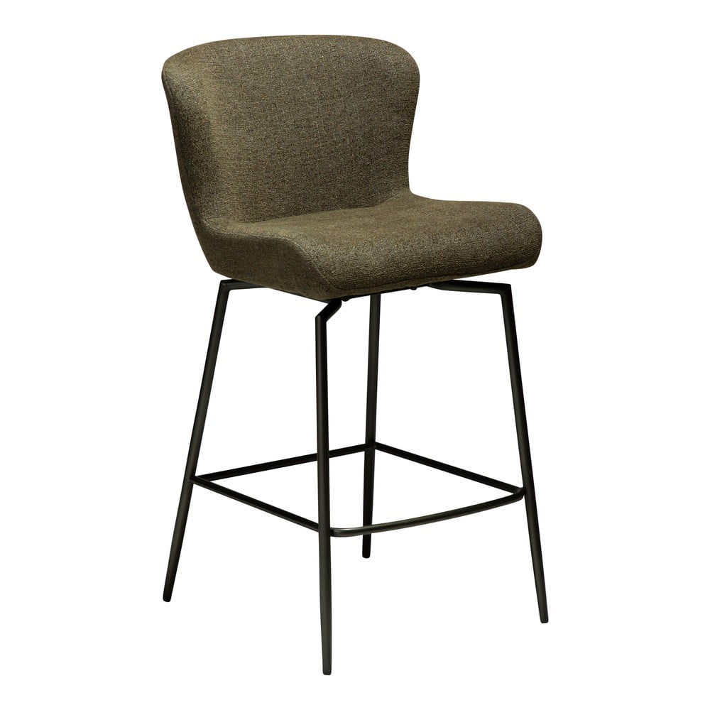 Khaki kárpitozott bárszék (ülésmagasság 67,5 cm) Glam DAN-FORM Denmark