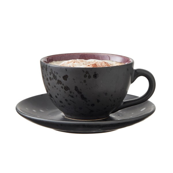 Fekete kerámia csésze szett 4 db-os 240 ml Gastro Black/Mix – Bitz-image-2