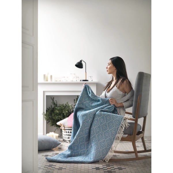 Aisha szürkésbarna pléd, 140 x 180 cm - Euromant-image-2