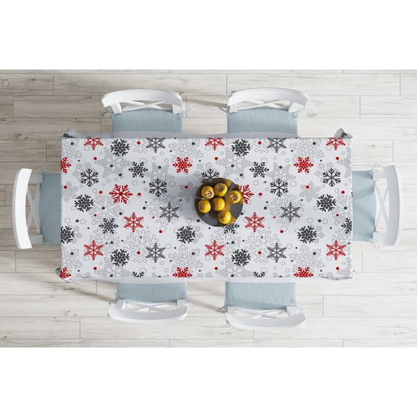 Red Christmas karácsonyi pamutkeverék asztalterítő, 140 x 180 cm - Minimalist Cushion Covers-image-1