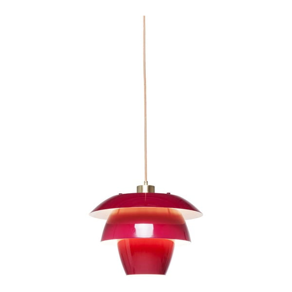 Flying Saucer piros mennyezeti lámpa - Kare Design