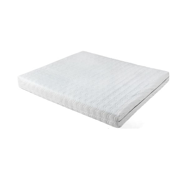 Szürkésbarna kárpitozott franciaágy matraccal, ágyráccsal 160x200 cm Noira Slim – Bonami Selection-image-4