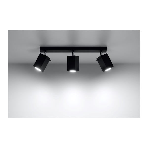 Toscana fekete mennyezeti lámpa - Sollux-image-1