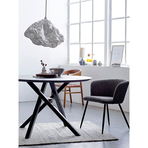 Thea szürke-fehér agyagkerámia szervírozó tál, ø 24,5 cm - Bloomingville-image-4