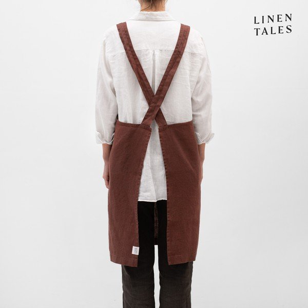 Len kötény Chocolate – Linen Tales-image-1