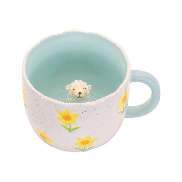 Kék-krémszínű porcelán bögre 350 ml Surprise Sheep – Sass & Belle-image-4