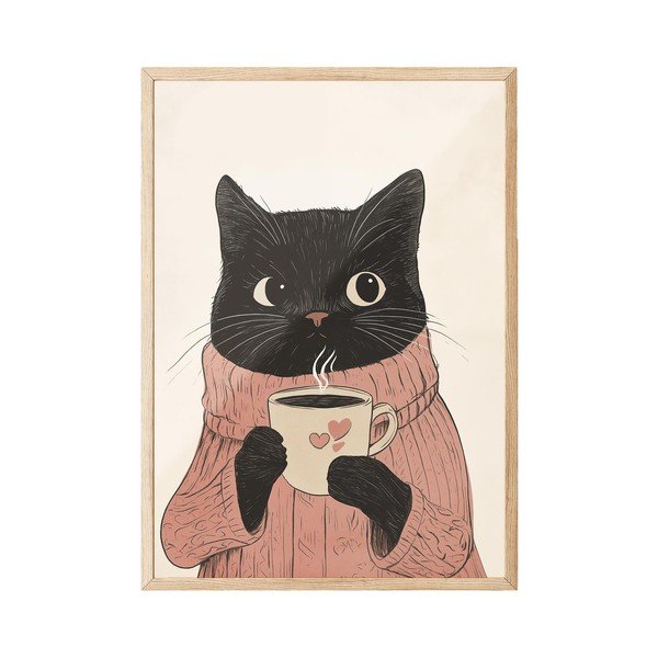 Nyomtatott keretezett kép 30x40 cm – Wallity