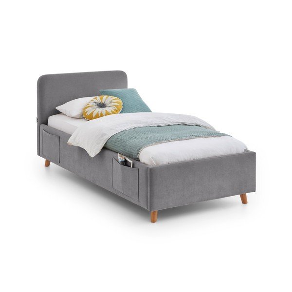 Szürke gyerekágy ágyrács nélkül 90x200 cm Cosy – Meise Möbel
