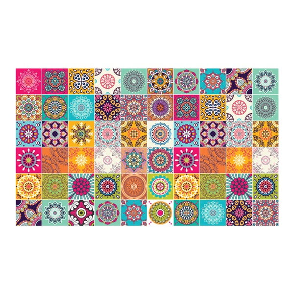 Flow 60 darabos dekormatrica szett padlóra, 10 x 10 cm - Ambiance-image-2