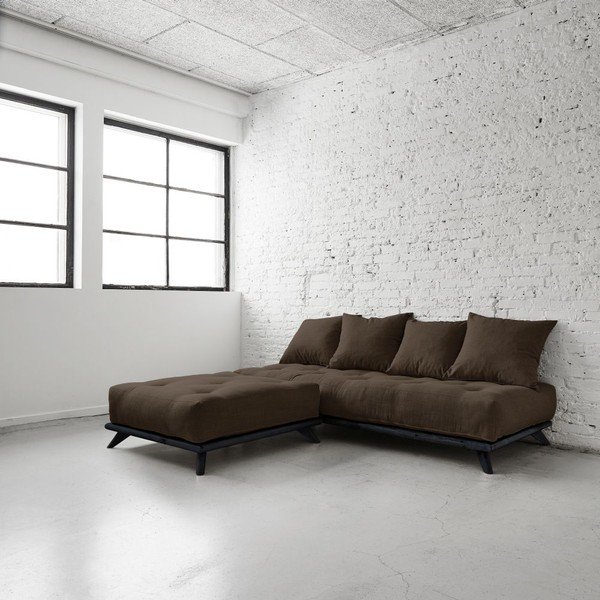 Senza Black/Choco Brown kanapé - Karup-image-3