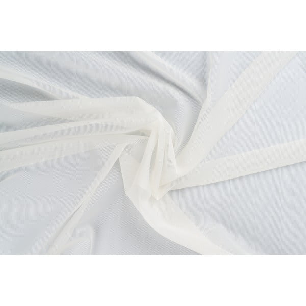 Krémszínű átlátszó függöny 280x160 cm Barbara – Mendola Fabrics-image-1