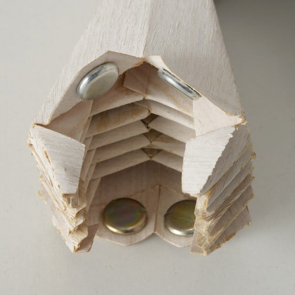 Kassia fehér csillag alakú karácsonyi papír függődísz, ø 20 cm - Boltze-image-1