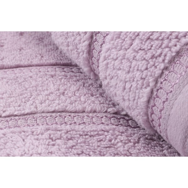 Arella 2 db-os lila pamut törölköző szett, 50 x 90 cm - Foutastic-image-1