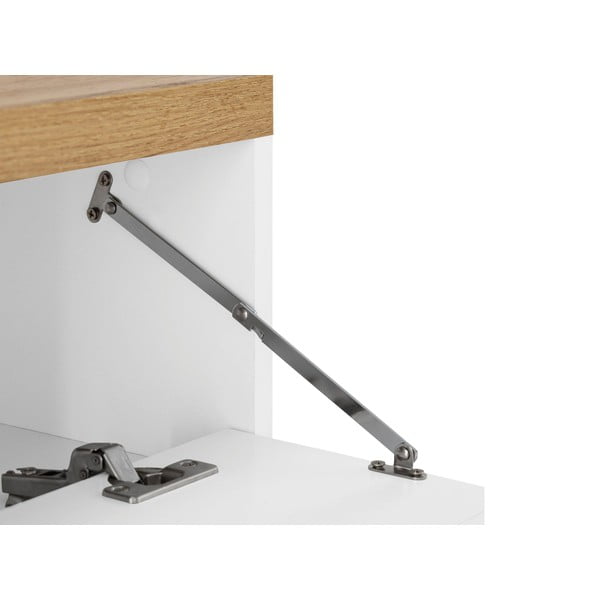 Fehér mosdó alatti szekrény tölgyfa dekorral 60x57 cm Thessa – Støraa-image-3