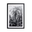 Palm fekete-fehér plakát, 60 x 40 cm - Surdic