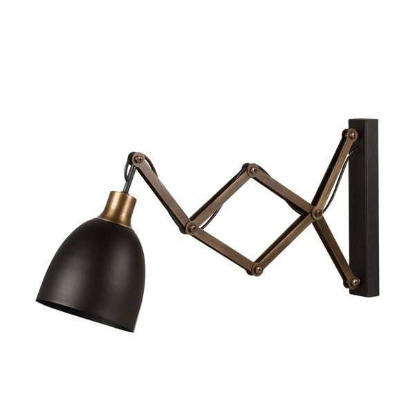 Fekete-bronzszínű fali lámpa ø 16 cm Pulia – Opviq lights-image-3