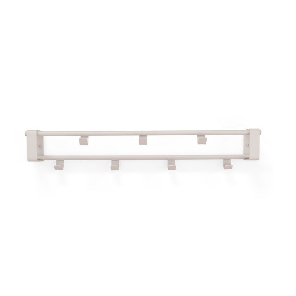 Szürkésbarna acél fali fogas polccal 60 cm Rex – Spinder Design