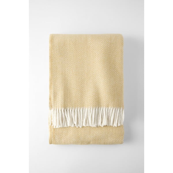 Skyline szürkésbarna pléd, 140 x 180 cm - Euromant