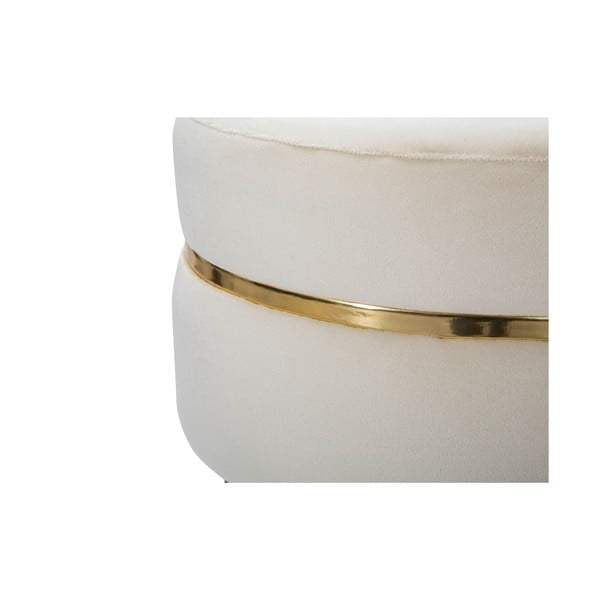 Krémszínű bársony lábtartó Paris – Mauro Ferretti-image-3