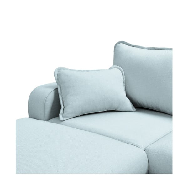 Világoskék sarokkanapé (bal oldali) Beata – Ropez-image-1