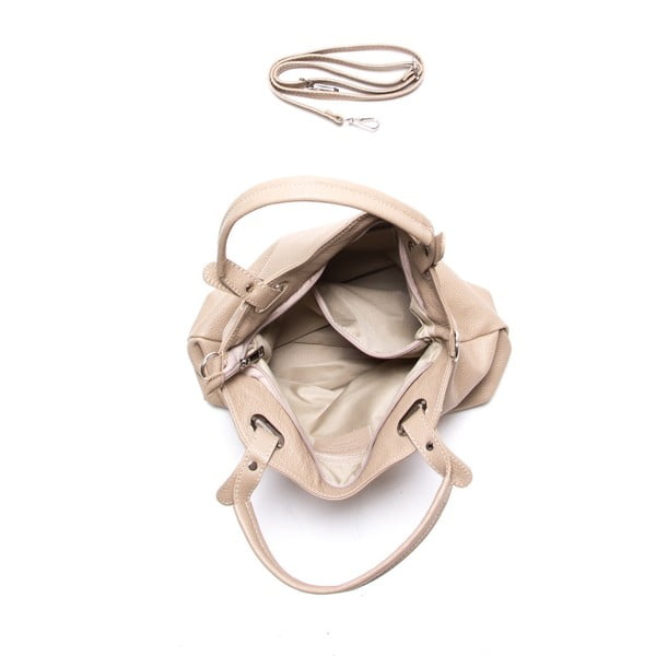 Nena barnásszürke bőr kézitáska - Luisa Vannini-image-3