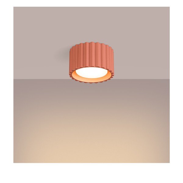 Barackszínű fém spotlámpa ø 10 cm Zora – Sollux-image-4