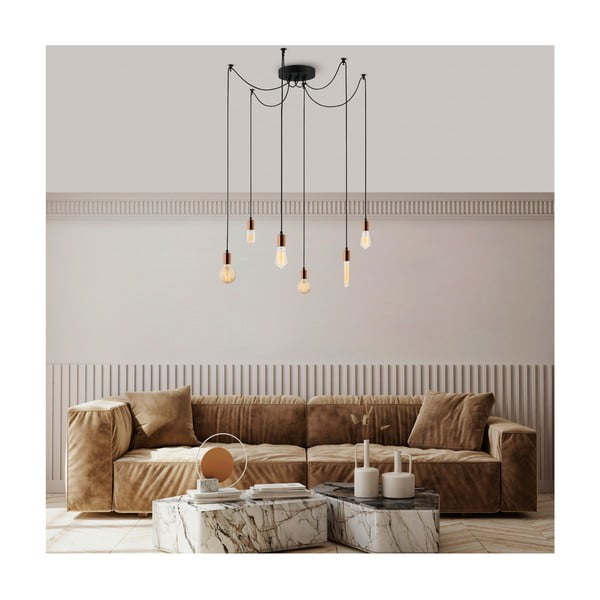 Rézszínű függőlámpa Kabluni – Opviq lights-image-3