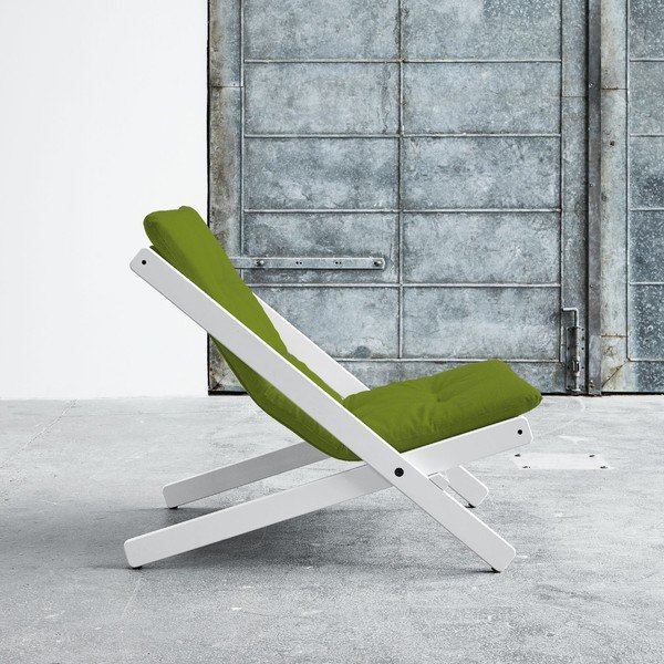 Boogie White/Lime összecsukható fotel - Karup-image-1