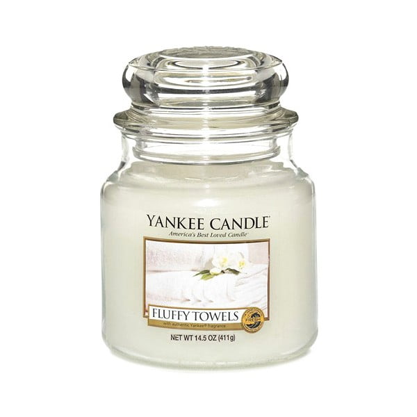 Puha törölköző illatgyertya, égési idő 60-90 óra - Yankee Candle