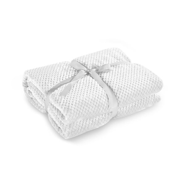 Henry fehér mikroszálas takaró, 150 x 200 cm - DecoKing
