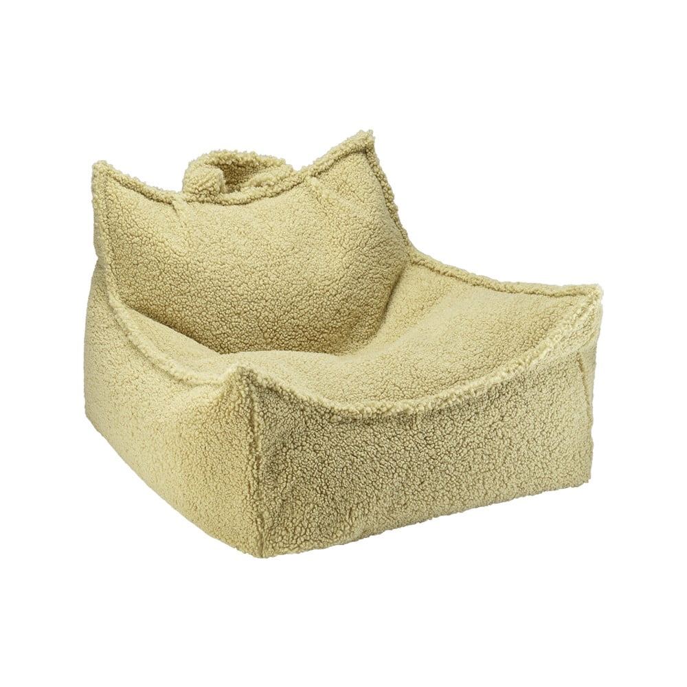 Zöld buklé gyerek babzsákfotel Chair – Wigiwama