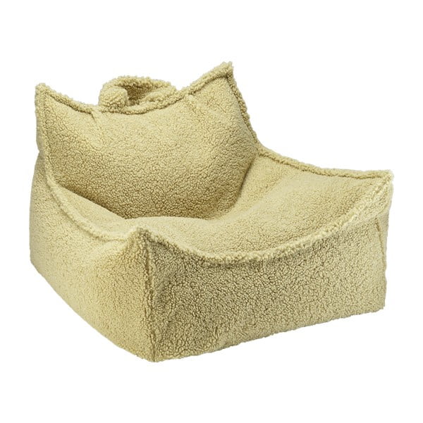 Zöld buklé gyerek babzsákfotel Chair – Wigiwama