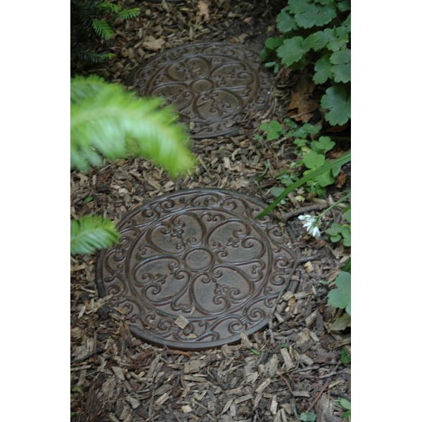 Fém kerti lépőkő Ornament – Esschert Design-image-1