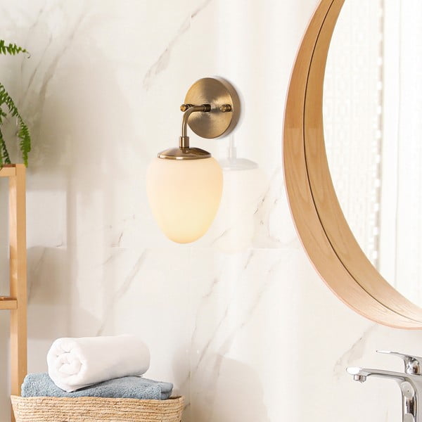 Bronzszínű fali lámpa ø 12 cm Nassao – Opviq lights-image-3