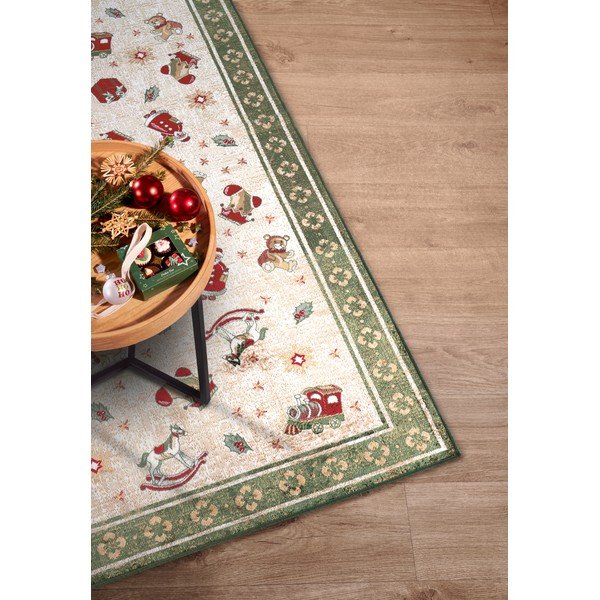 Zöld pamutkeverék szőnyeg karácsonyi mintával 160x230 cm Toy's Delight Green Christmas – Villeroy&Boch-image-2