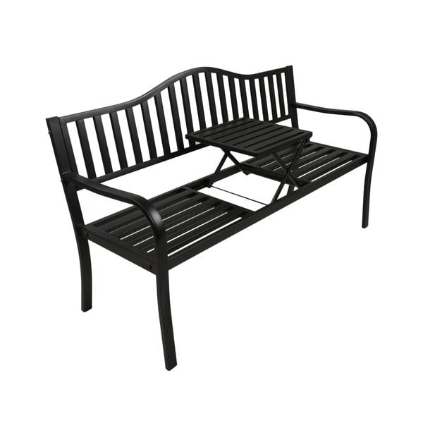 Fekete fém kerti pad Segula - Garden Pleasure-image-2