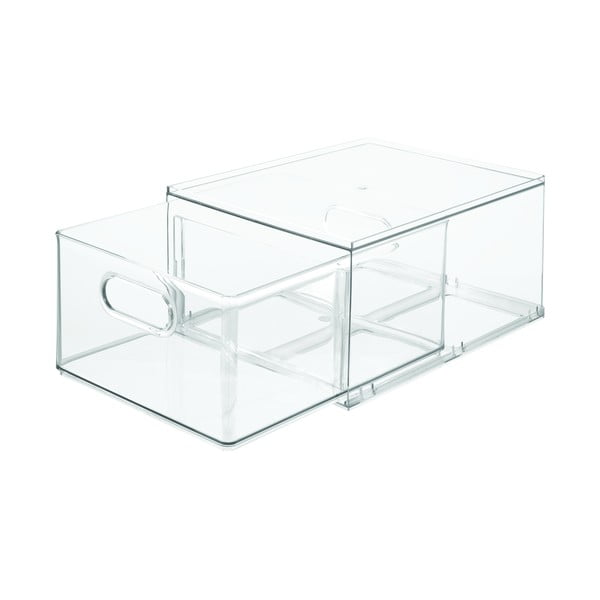 Átlátszó tárolódoboz, 34,2 x 25,3 x 15,4 cm - iDesign The Home Edit-image-1