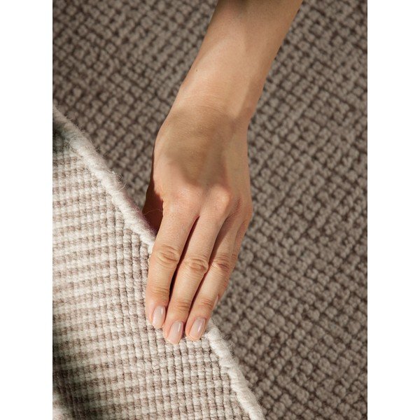 Krémszínű kézi szövésű gyapjú kerek szőnyeg ø 200 cm Greenwich – Ted Baker-image-3