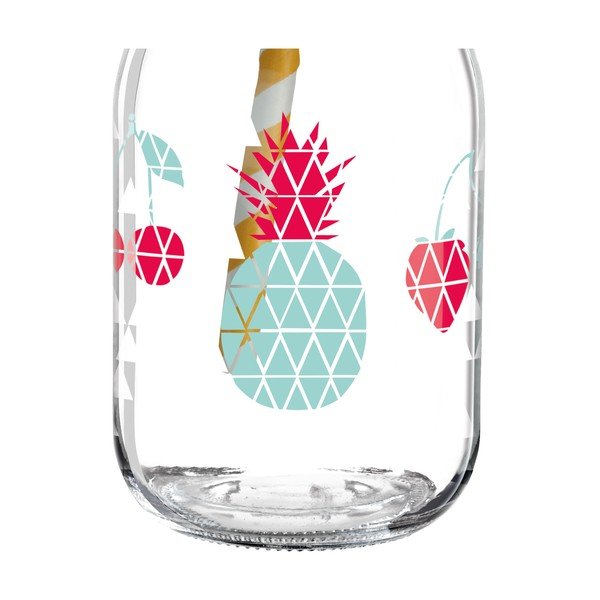 Kathrin Stockebrand Pineapple üvegpohár tetővel és szívószállal, 445 ml - Ritzenhoff-image-4