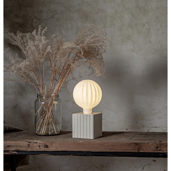 Krémszínű lámpa állvány 10 cm Box – Star Trading-image-3