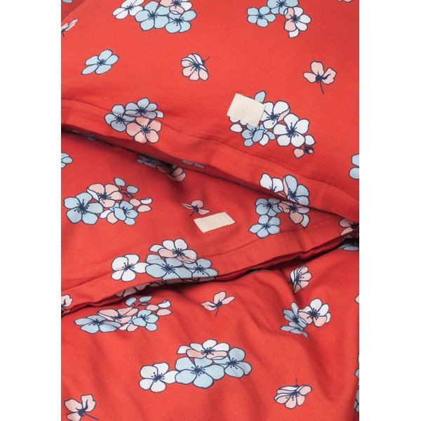 Téglavörös kétszemélyes-hosszabbított pamut-szatén ágyneműhuzat 200x220 cm Grand Pleasantly – JUNA-image-3