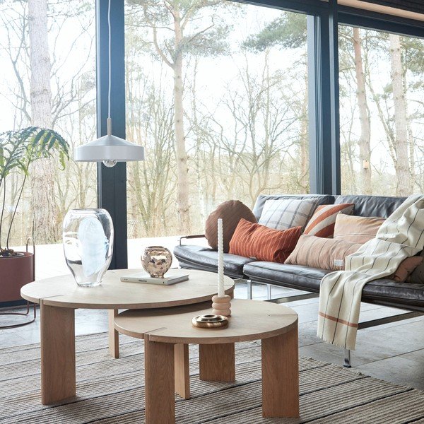 Natúr színű tölgyfa kerek dohányzóasztal ø 65 cm Oy – OYOY Living Design-image-1