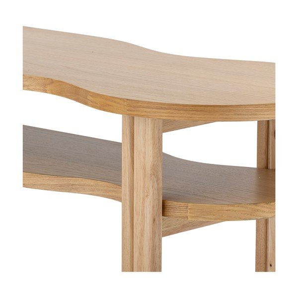 Natúr színű dohányzóasztal tölgyfa dekorral 43x120 cm Valria – Bloomingville-image-3