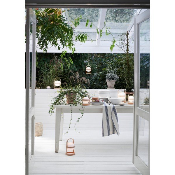 Napelemes-USB-s hordozható LED kültéri lámpa ø 12 cm Soft Spot – Rosendahl-image-3