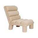 Bézs buklé fotel Fern – Dutchbone
