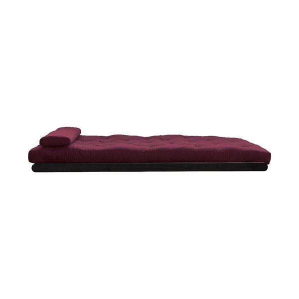 Figo Black/Bordeaux bordó kinyitható kanapé - Karup Design-image-4
